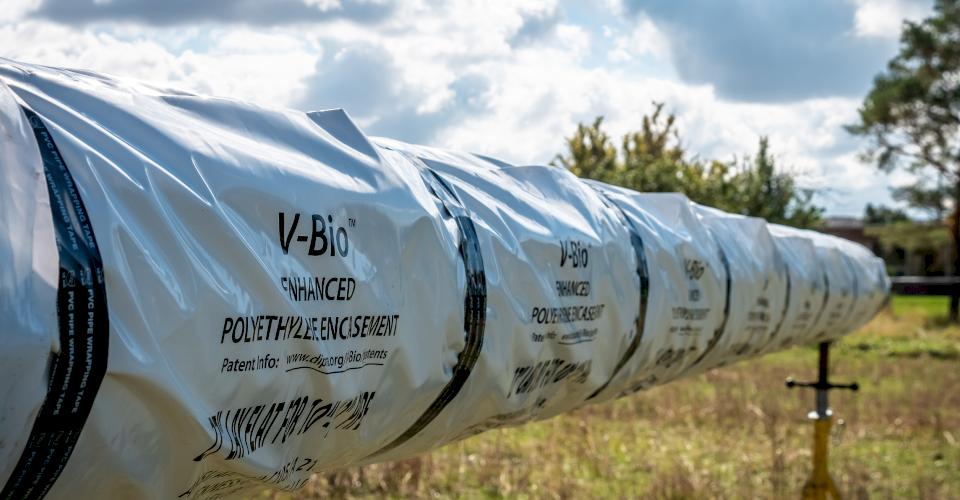 V-Bio Enhanced Polyethylene Encasement