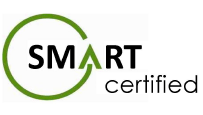 Smart certified logo.