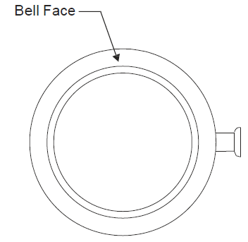 Bell Face for Radial Outlet