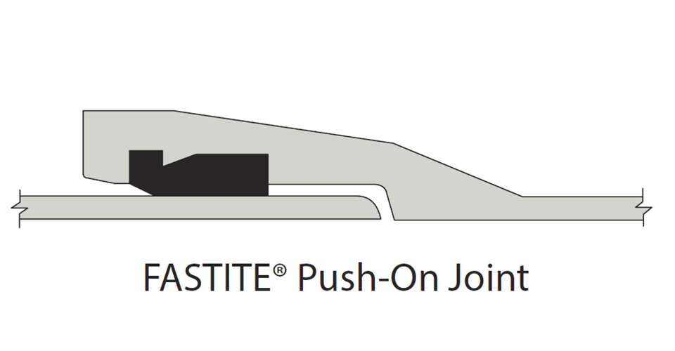 Fastite® is a registered trademark of American Ductile Iron Pipe