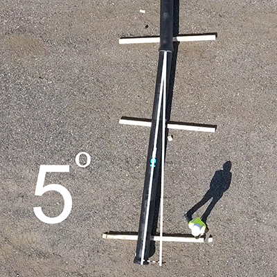 Tyton pipe deflected at 5 degrees