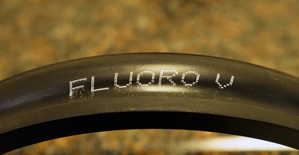 Close-up of a Viton, Fluorel (FKM) (Fluorocarbon) gasket.