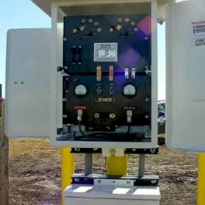 Typical ICCP Rectifier Box.