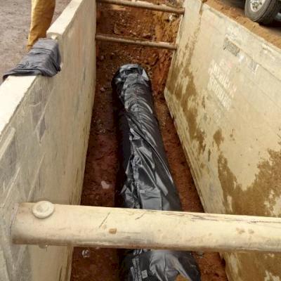 An 18-foot length pipe doesn't require as long a box as 20-foot pipe.