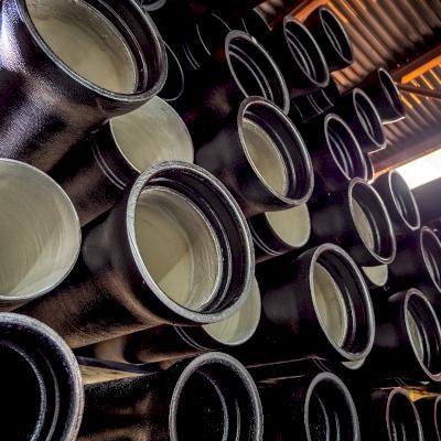 Cement-mortar lined Ductile iron pipe.