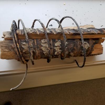 Wooden pipe from Victoria Island, British Columbia, Canada