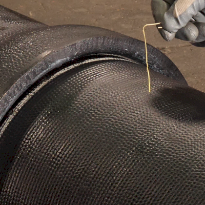 After joint assembly, a feeler gauge (a simple paperclip) can be used to determine if the gasket is seated correctly.