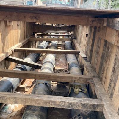 Vicinity Energy DI pipe installation in Baltimore, MD.