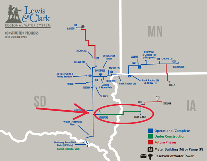 Lewis & Clark construction progress