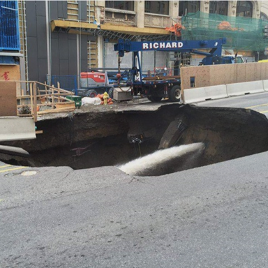 Proper trenching matters. Some larger problems begin with poor backfill.