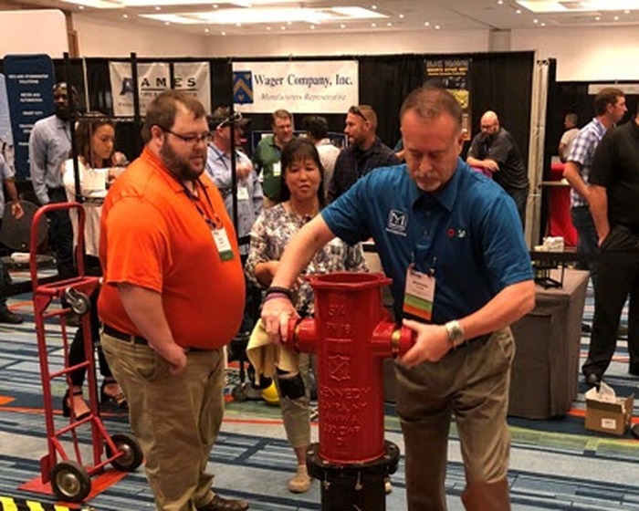 McWane team draws a crowd at the AWWA convention in Orlando, Florida