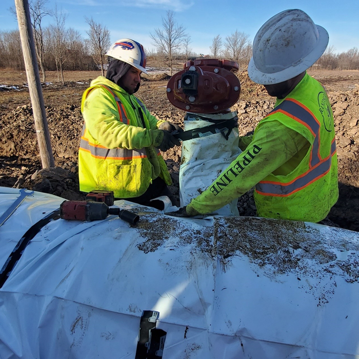 V-Bio polywrap is produced with embedded corrosion inhibitors within the film itself.