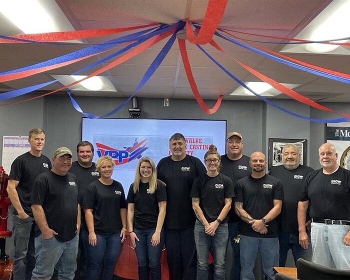 Clow Valve Metal Casting facility celebrates commitment as VPP Star Site