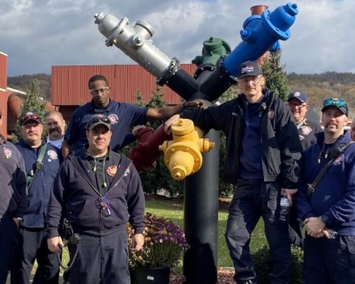 Kennedy Valve hosts Elmira firefighters for facility tour