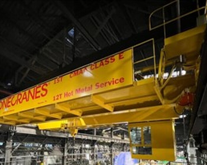 McWane Ductile installs new 15 ton bridge frame crane