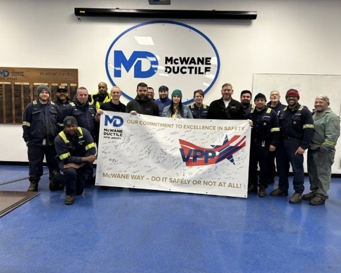 McWane Ductile New Jersey passes OSHA VPP Audit