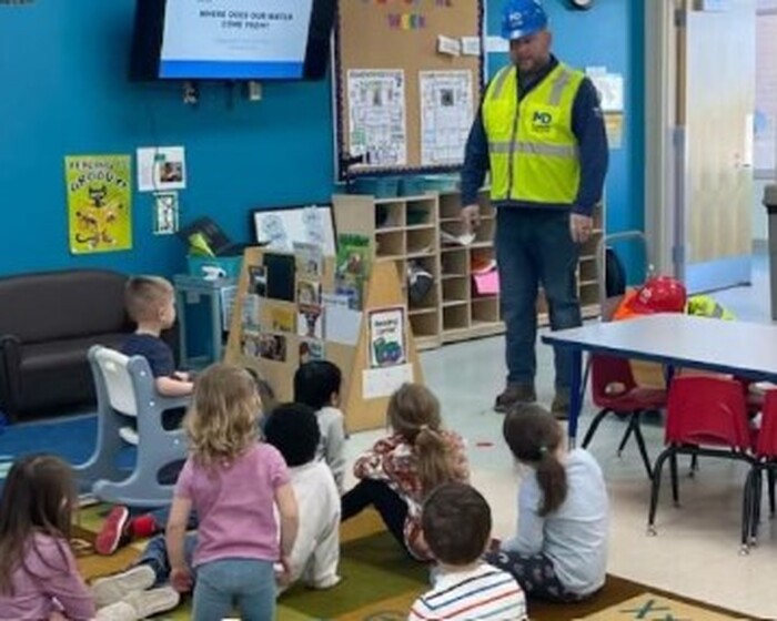 McWane Ductile shares water infrastructure lesson with Sun Prairie Area School District 4K class