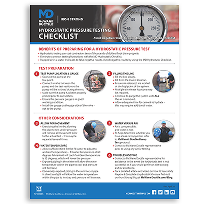 Ask the Ditch Doctor - Does Internal Pressure Always Govern Ductile Iron Pipeline Design?