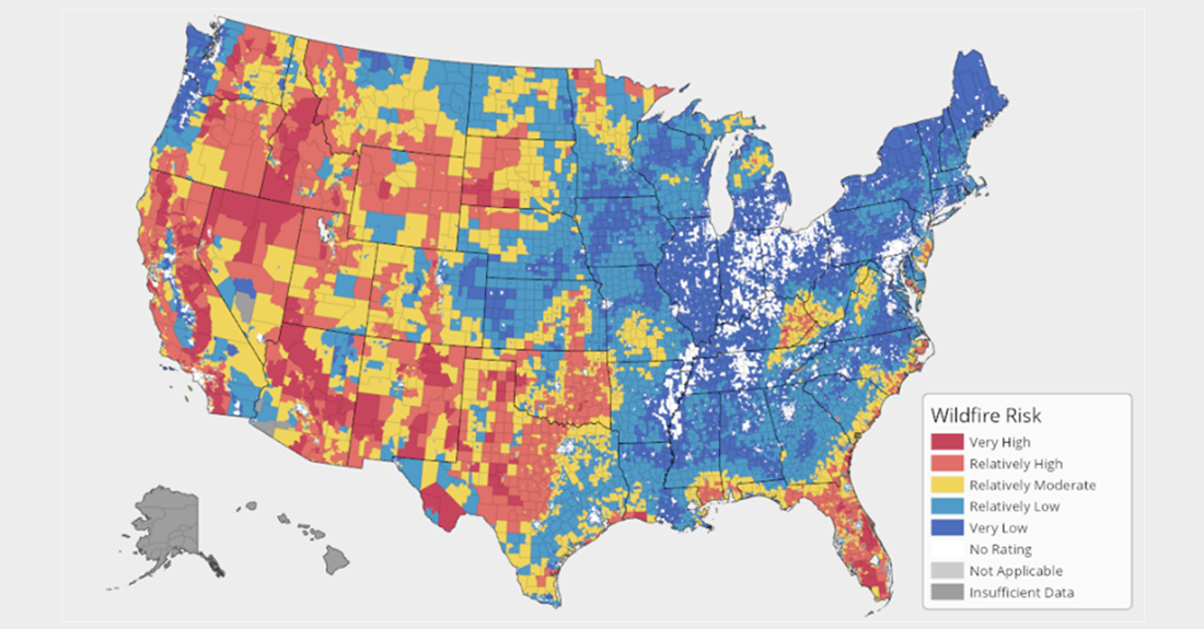 Wildfire Risk in the United States.
