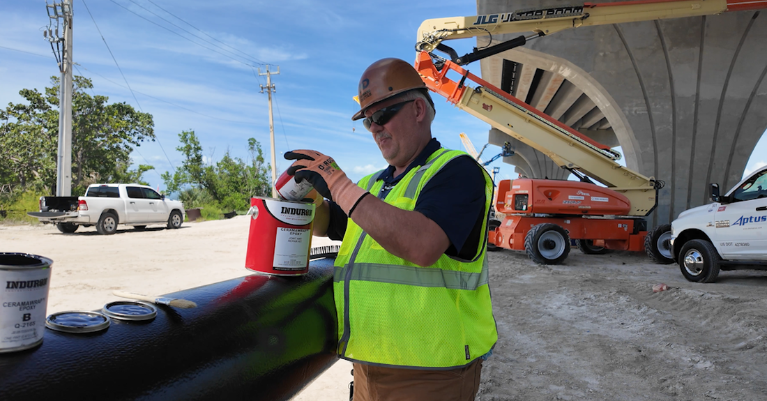 Mix the materials in a 1 to 1 ratio.